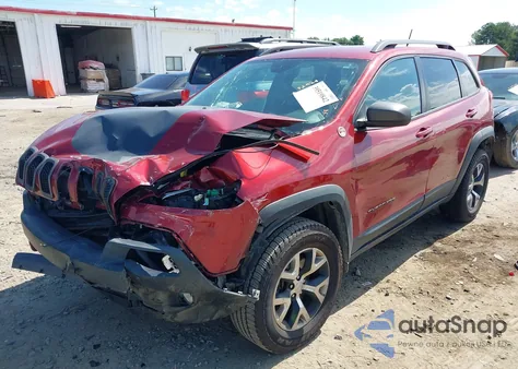 2015 Jeep Cherokee Trailhawk from USA, damaged, VIN 1C4PJMBS7FW786855